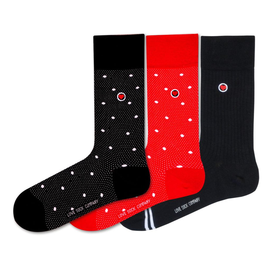 Women's Crew Dress Socks 3-Pack - Executive — organic cotton socks by Love Sock Company