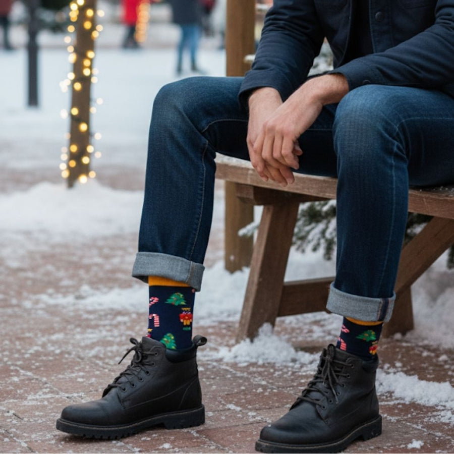 Men's Sock Gift - Ornament Tree — organic cotton socks by Love Sock Company