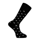 Star Pattern Mid-Calf Dress Sock - Seamless Organic Cotton