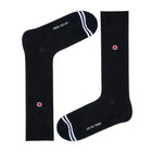 Luxury Pack: Premium Organic Cotton Mid-Calf Dress Socks - Ribbed Solid Black