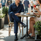 Mid-Calf Cocktails Pattern Sock - Seamless Luxury Organic Cotton