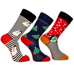 Men's Fun Christmas Dress Socks Gift Pack