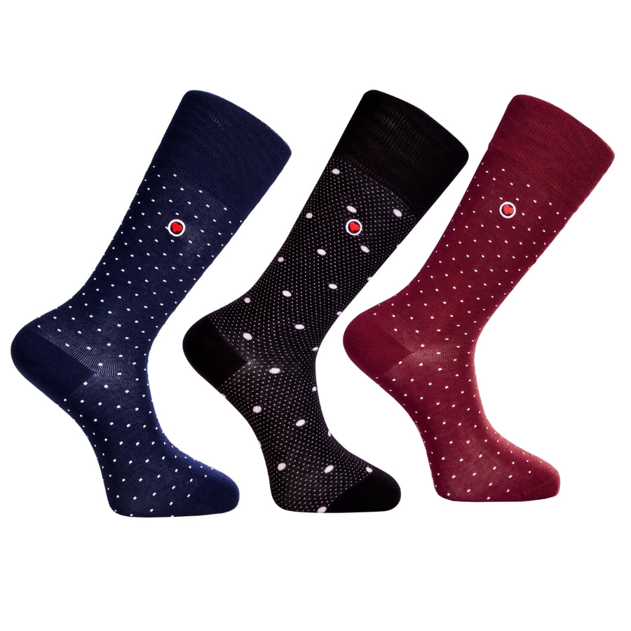 Men's Mid-Calf Dress Socks 3-Pack - Classic — organic cotton socks by Love Sock Company