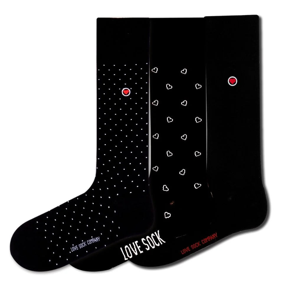 Classic Men’s Mid-Calf Black Dress Socks