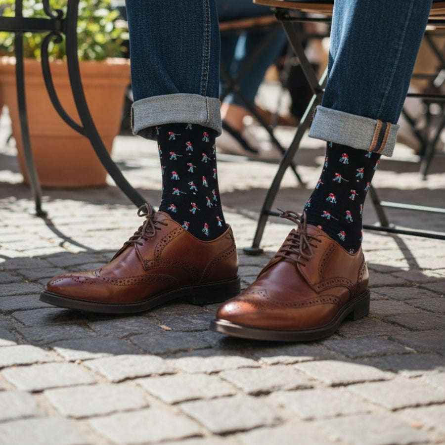 Men's Mid-Calf Dress Socks 5-Pack - Pinehurst — organic cotton socks by Love Sock Company
