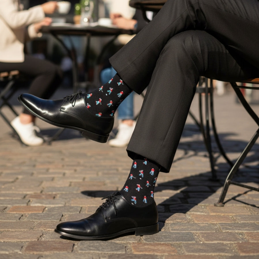 Men's Mid-Calf Dress Socks - Golf — organic cotton socks by Love Sock Company