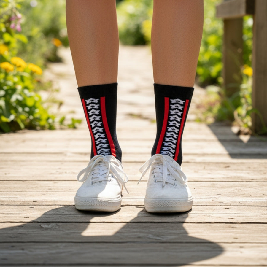 Quarter Hollywood Navy — organic cotton socks by Love Sock Company