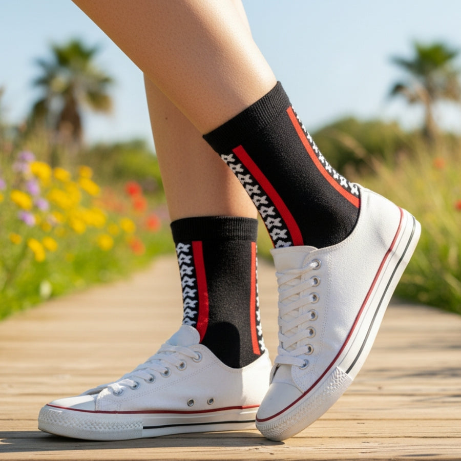 Quarter Hollywood Navy — organic cotton socks by Love Sock Company