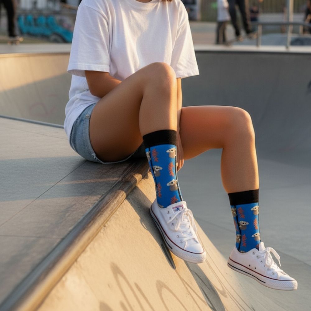 3-Pack Fun & Colorful Novelty Women's Crew Socks - Perfect Gift Set