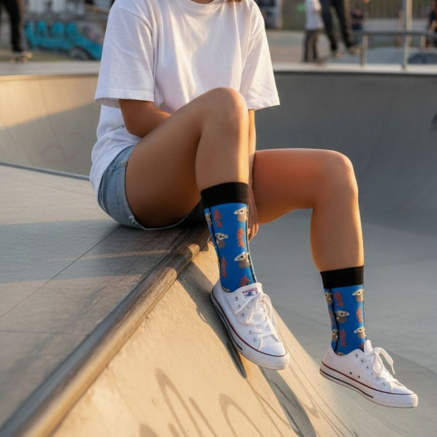 Women's Novelty Crew Socks 3-Pack Gift Set — organic cotton socks by Love Sock Company