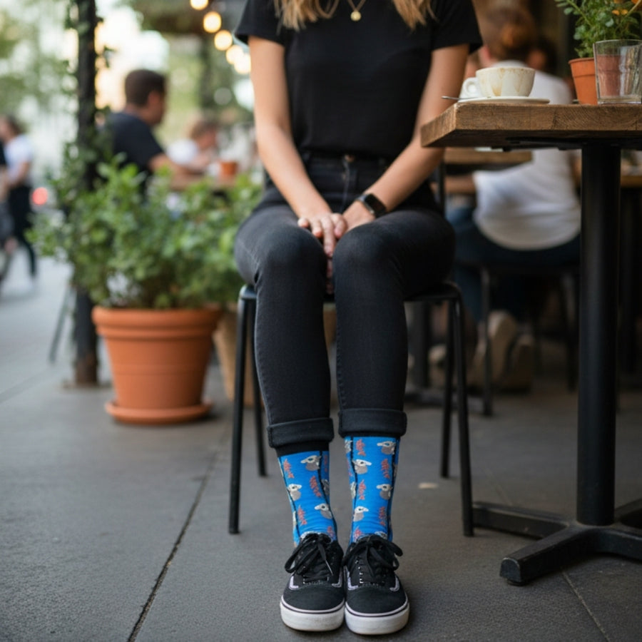 Women's Novelty Crew Socks - Koala — organic cotton socks by Love Sock Company