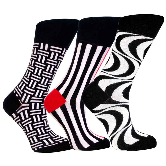 Luxury Women's Mid-Calf Black Socks Gift Pack