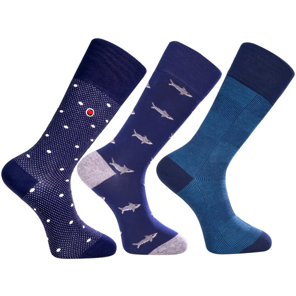 Amazon.com: LYNN Men's Hipster Designer Navy Blue Dungeon