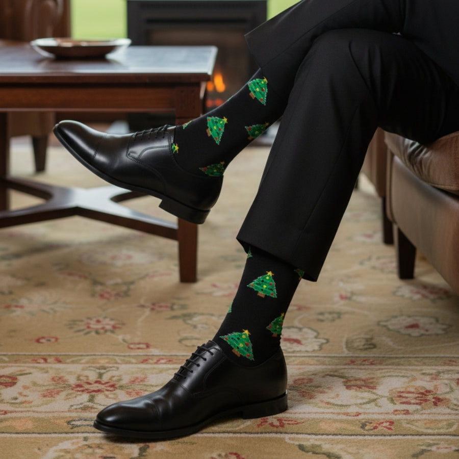 Men's Christmas Socks - Noel — organic cotton socks by Love Sock Company