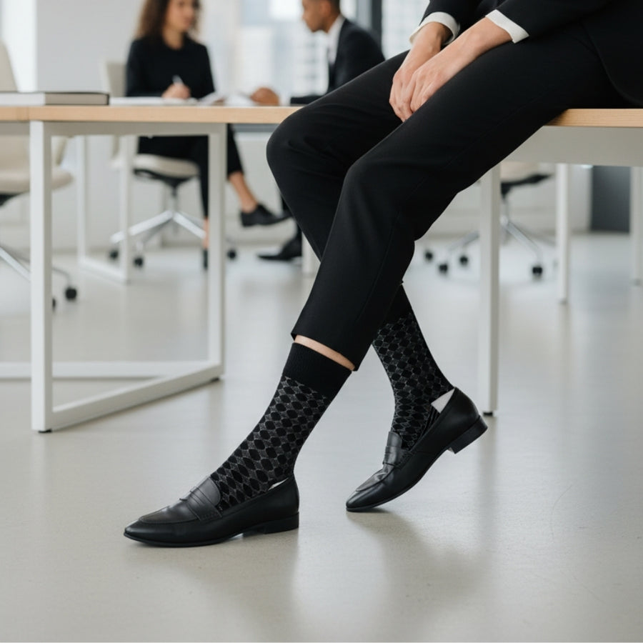 Best Work & Office Socks for Women - Organic Cotton, Stay-Up Fit 