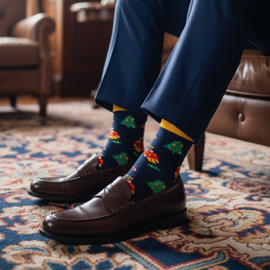 Men's Sock Gift - Ornament Tree — organic cotton socks by Love Sock Company