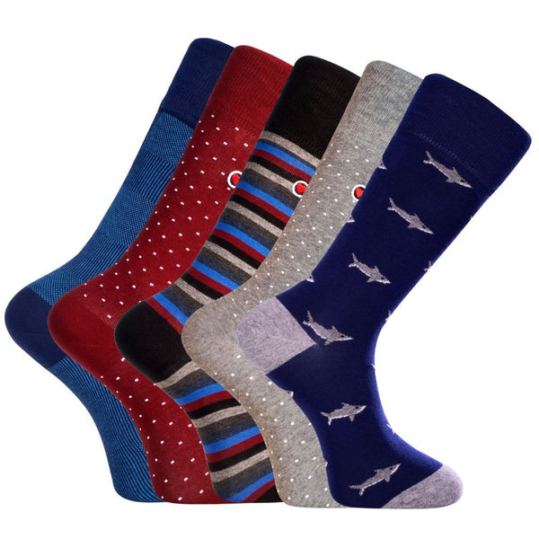 Men’s 5 hot pack of dress socks