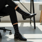 The Best Women's Crew Socks: Performance Organic Cotton with Arch Support - Stars