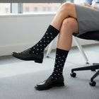 The Best Women's Crew Socks: Performance Organic Cotton with Arch Support - Stars