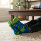 Men's Fun Novelty Crew Socks - Organic Cotton Gift - Turtle