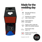 Argyle Burgundy groomsmen socks in gift box, features with organic cotton badge
