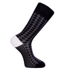 Circle Socks Black (M) - LOVE SOCK COMPANY