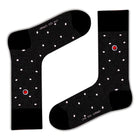 Love Sock Company 3 Pair Colorful Funky Women's Crew Dress Socks Supreme Black - LOVE SOCK COMPANY