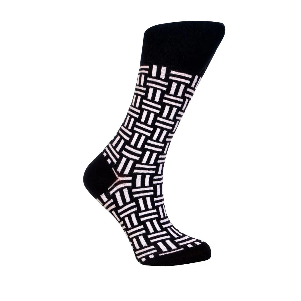 Domino Women's Crew Socks (W) - LOVE SOCK COMPANY