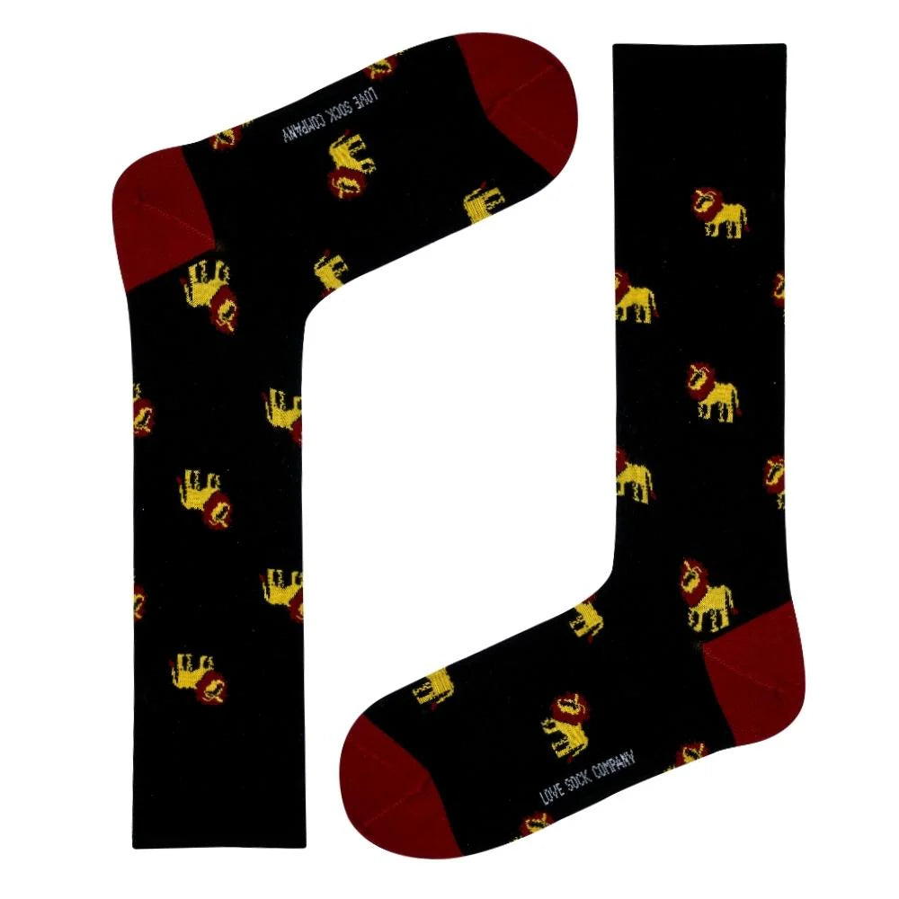Lion Socks (M) - LOVE SOCK COMPANY