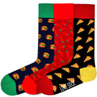 Love Sock Company Colorful Funky Fun Patterned Women's Novelty Crew Socks Hot Junk Food Gift Box - LOVE SOCK COMPANY