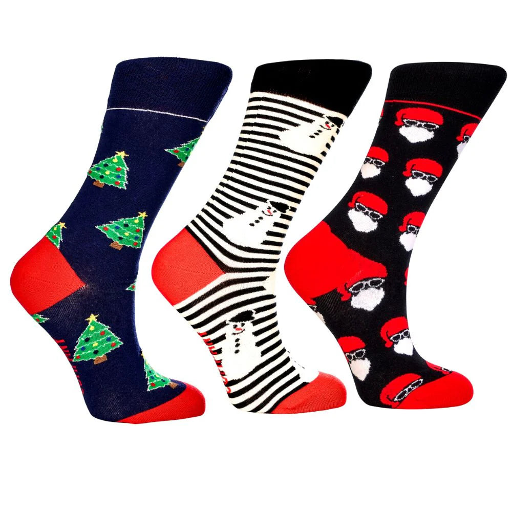 Women's Fun Colorful Christmas Socks Gift Pack