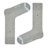 Love Sock Company Ribbed Grey dress socks, 1 pair