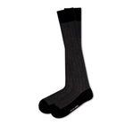 Men's Black Over The Calf Dress Socks Love Sock Company Knee High Chevron (M) - LOVE SOCK COMPANY