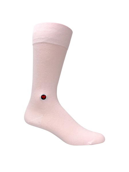 Pink Solid Socks (M) - LOVE SOCK COMPANY