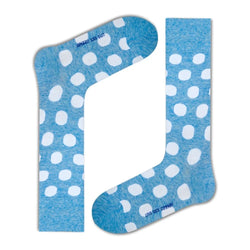 Men's Polka Dot Dress Socks - Big Polka (M) - LOVE SOCK COMPANY