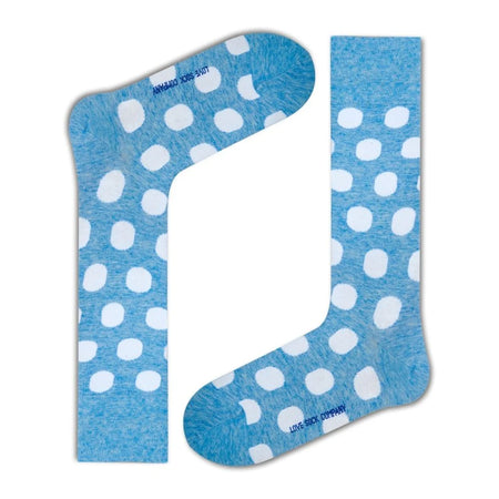 Men's Polka Dot Dress Socks - Big Polka (M) - LOVE SOCK COMPANY