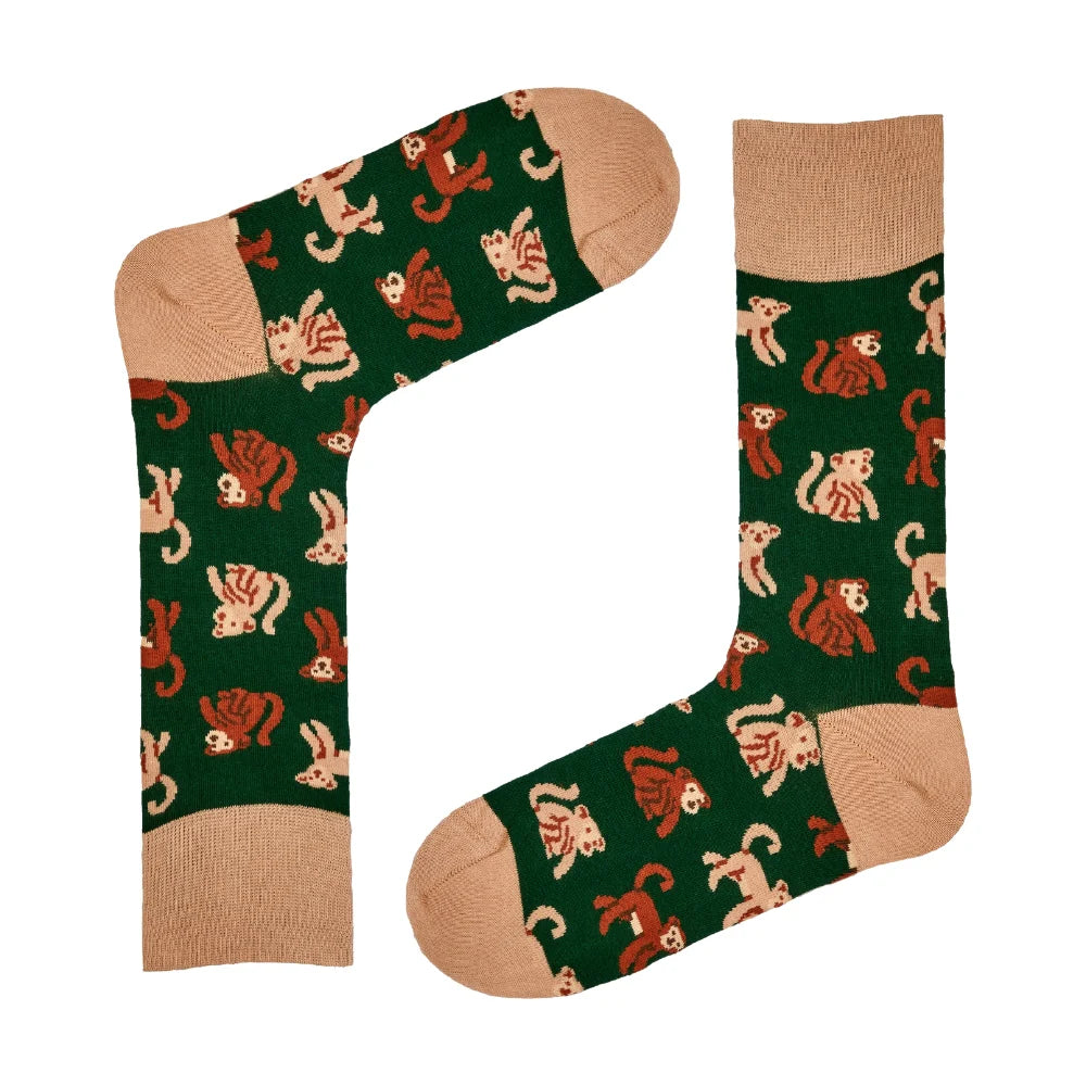 Monkey Socks (Unisex) - LOVE SOCK COMPANY