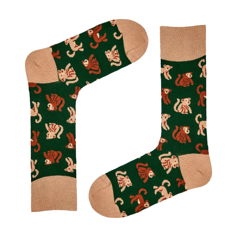 Monkey Socks (Unisex) - LOVE SOCK COMPANY