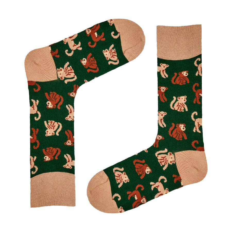 Monkey Socks (Unisex) - LOVE SOCK COMPANY