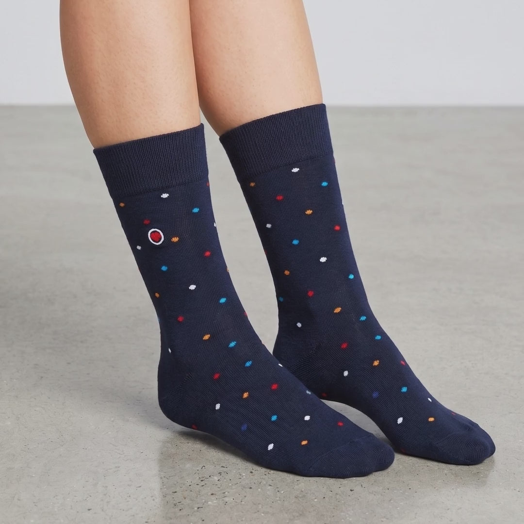Video of Love Sock Company Women's Paris 3-pack crew dress socks