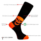 Skull Socks (M) - LOVE SOCK COMPANY