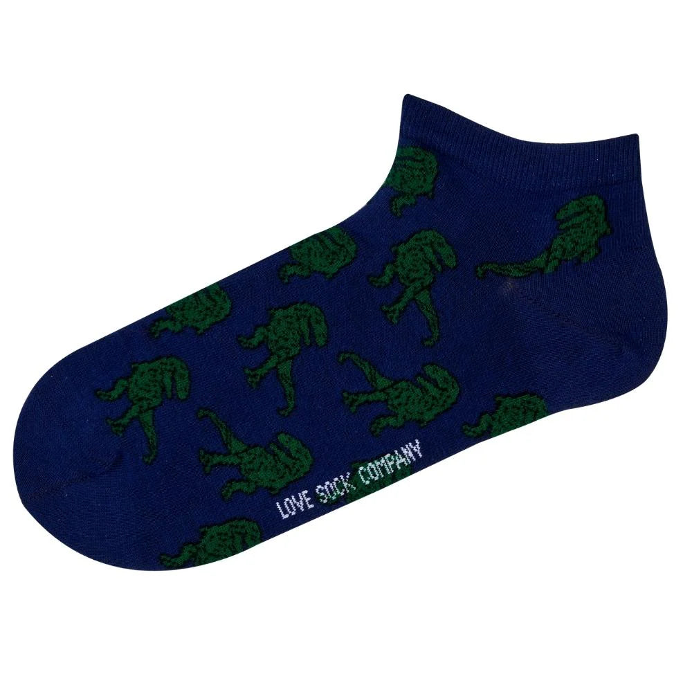 T-Rex Dinosaur Ankle Socks (Unisex) - LOVE SOCK COMPANY