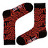 Tiger animal print fun patterned organic novelty crew socks for women - LOVE SOCK COMPANY