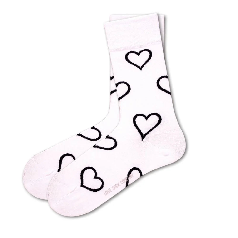women_s_white_dress_socks - LOVE SOCK COMPANY