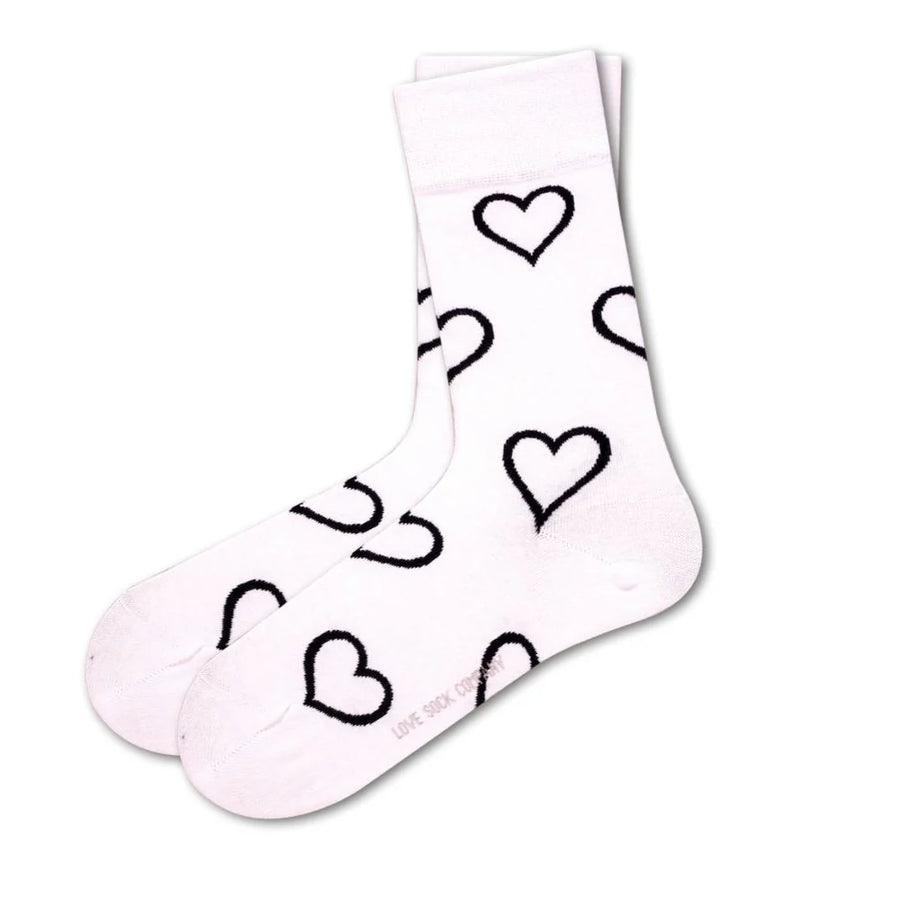 women_s_white_dress_socks - LOVE SOCK COMPANY