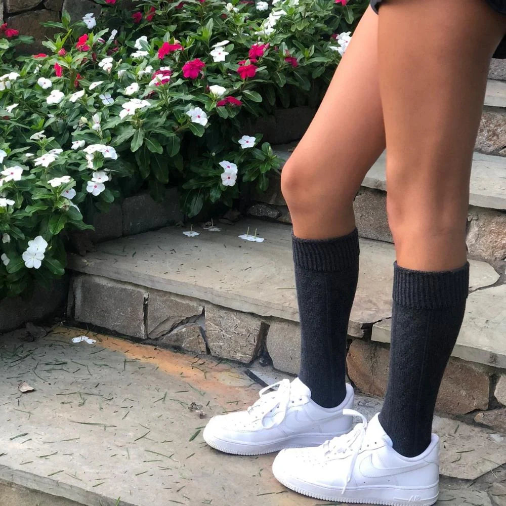 Thigh High Nike Knee High Socks Womens Cable Knit Socks With