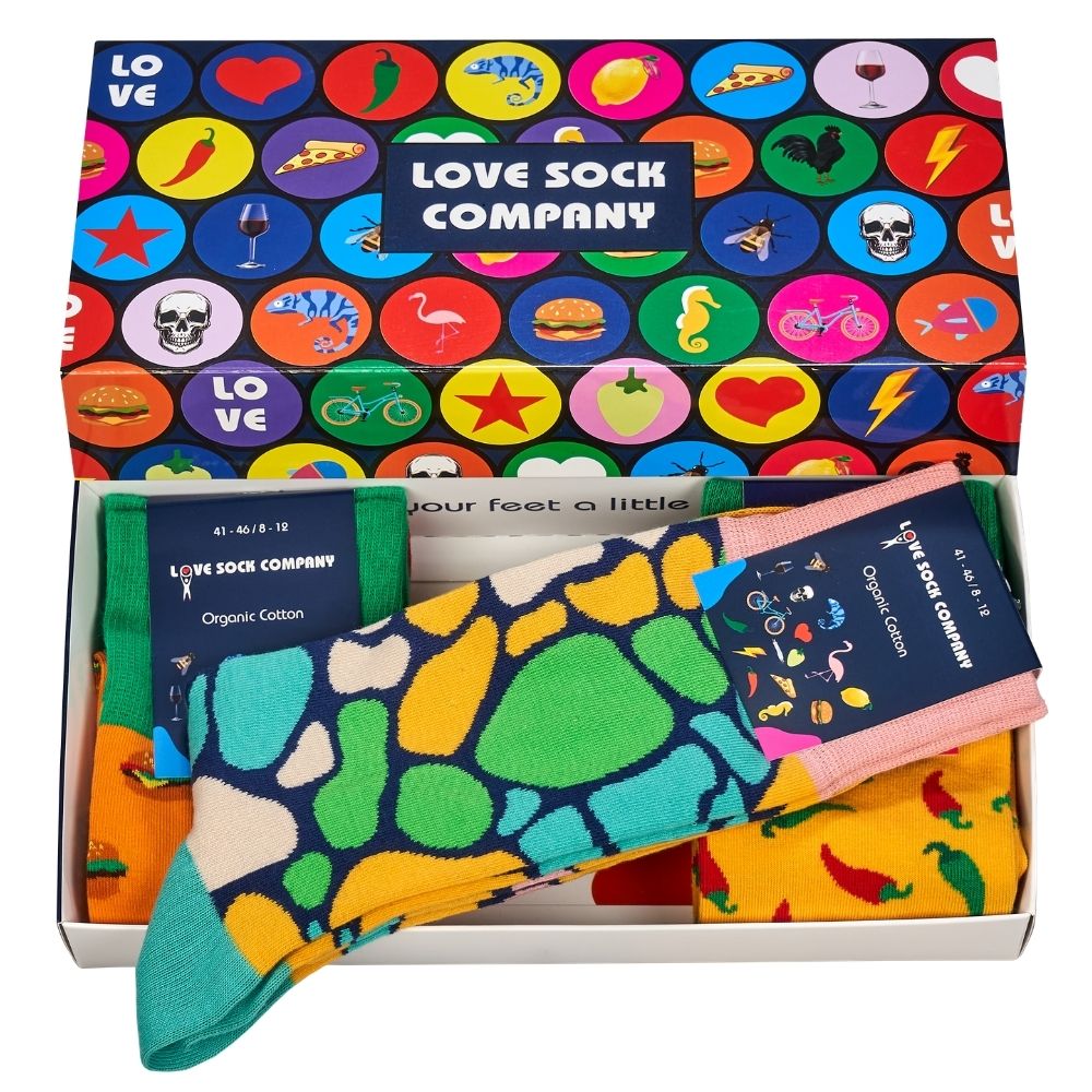 Love Sock Company Colorful Funky Fun Patterned Women&