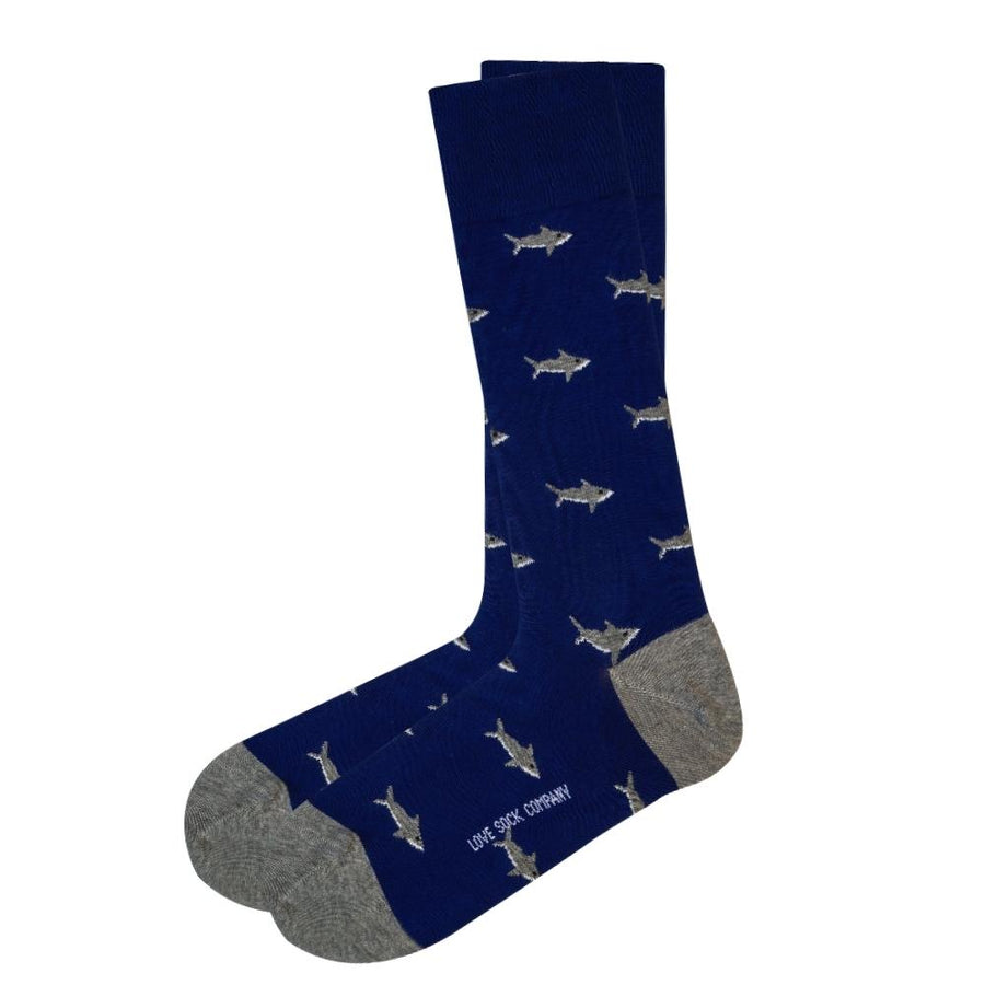Shark Socks (M) - LOVE SOCK COMPANY