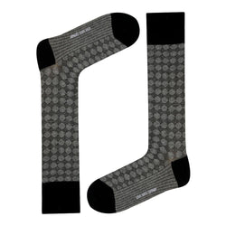 Circle Socks Gray (M) - LOVE SOCK COMPANY