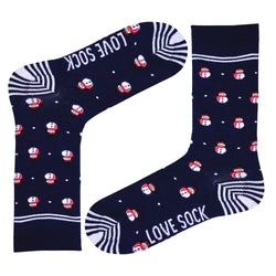 Snowman Women's Fun Christmas Novelty Dress Socks Love Sock Company (W) - LOVE SOCK COMPANY